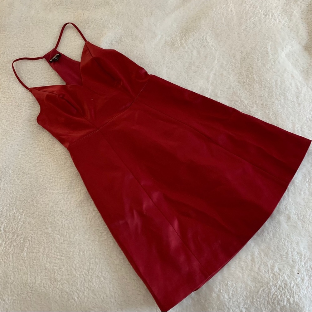 Deep Red Express Dress